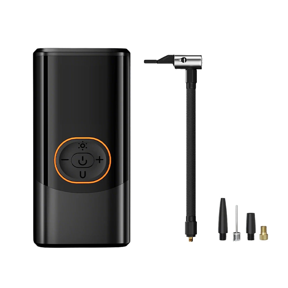 Cordless Tire Inflator with Dual Display and Auto Shutoff