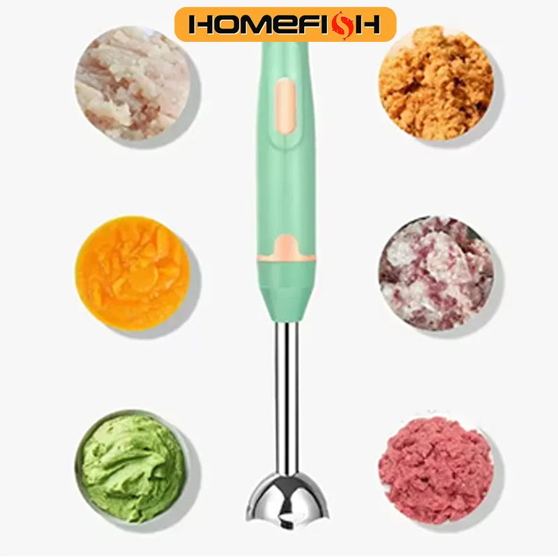 Immersion Hand Stick Blender — Electric Handheld Food & Vegetable Grinder for Smoothies & Sauces
