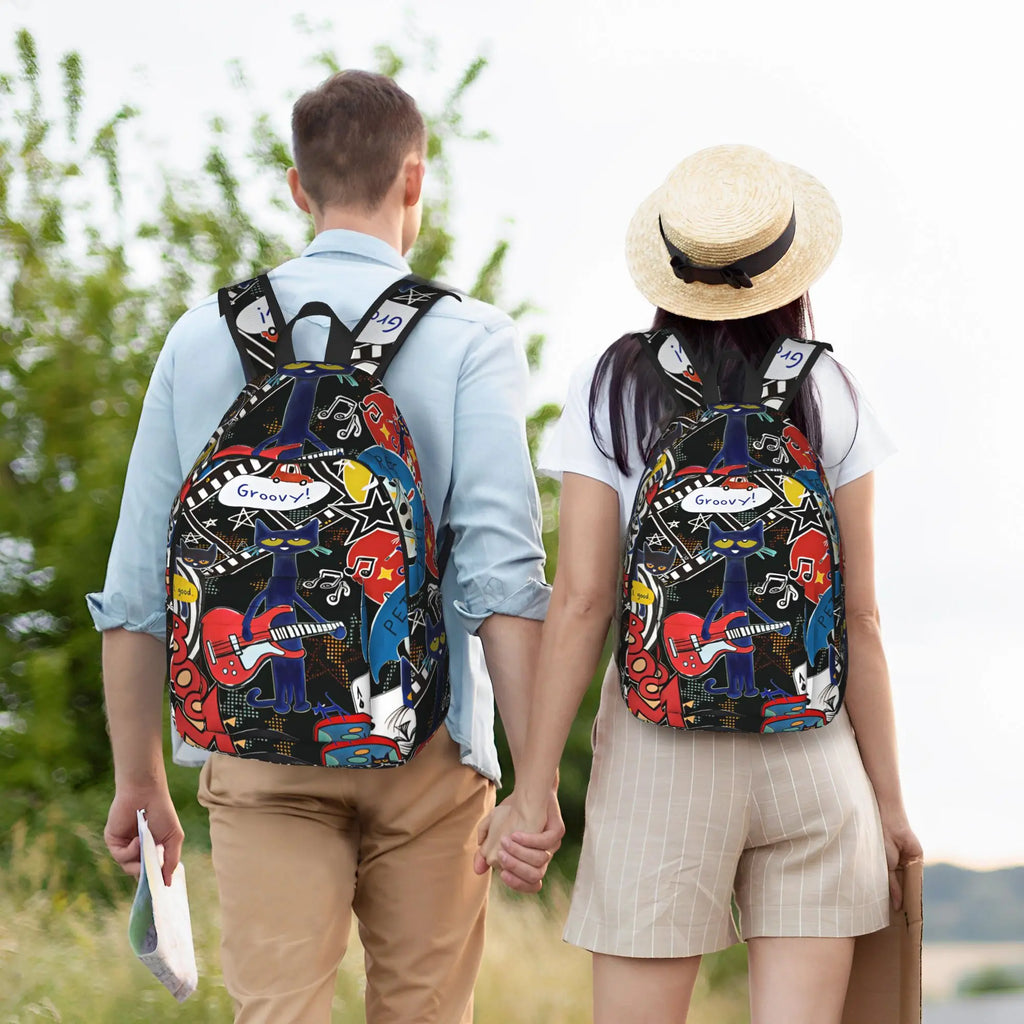 Pete the Cat Backpack – Polyester School Daypack