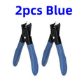 Heavy-Duty Toenail Clippers for Thick & Hard Nails — Wide Jaw Carbon Steel 2-Pack
