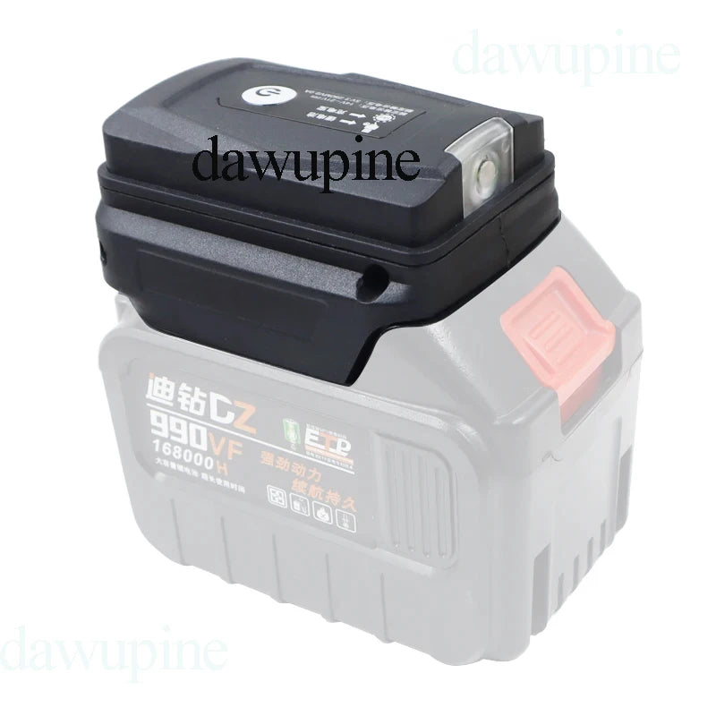 Li-ion Battery Case Adapter — Rechargeable Battery Holder with USB Output