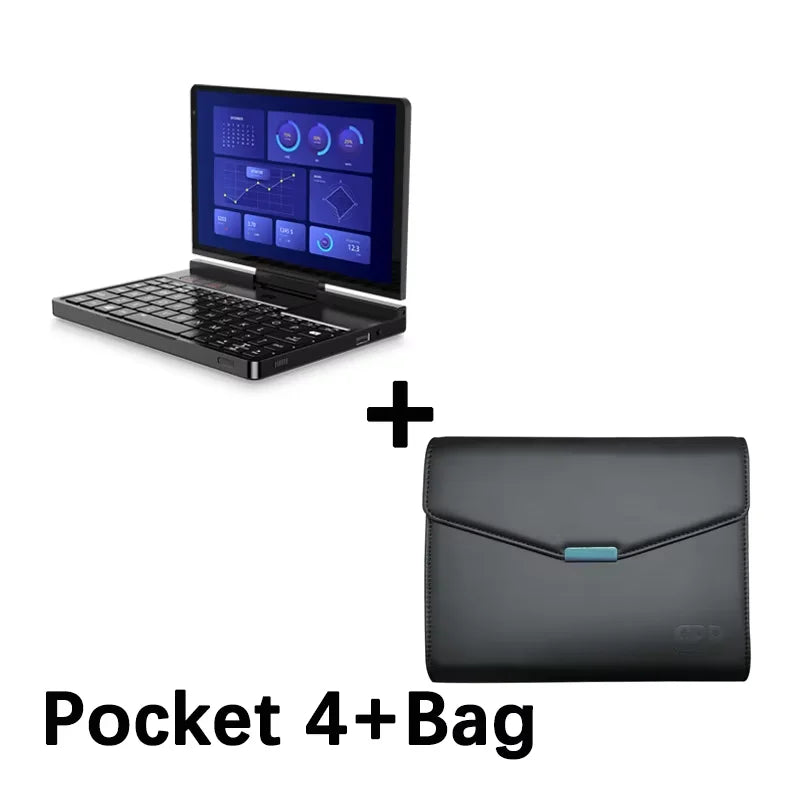 GPD Pocket 4 8.8" Mini Laptop – AMD Ryzen AI 9 HX 370, Up to 64GB LPDDR5X, 2TB NVMe, 144Hz Touch, Windows 11