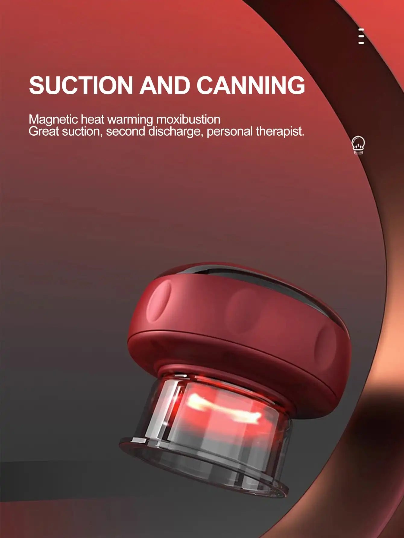Electric Vacuum Cupping & Scraping Massage Device – Heated Suction Cup Body Treatment