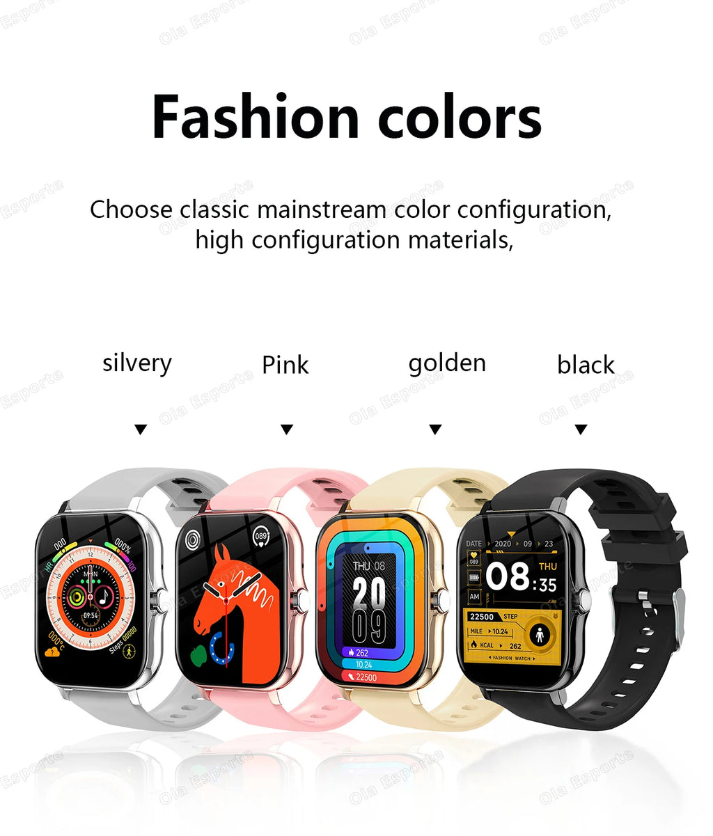 Smart Watch 2.01" HD Display | Answer Calls Sport Modes DIY Dial Weather Forecast Smartwatch
