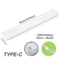 Motion Sensor LED Night Light Strip – USB Rechargeable, 3 Modes, Warm or Cool White for Cabinet, Wardrobe & Staircase