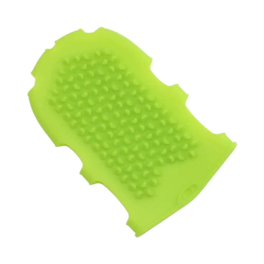 Silicone Shower Glove Massage Bath Brush – Exfoliating Body Scrubber & Skin Cleanser