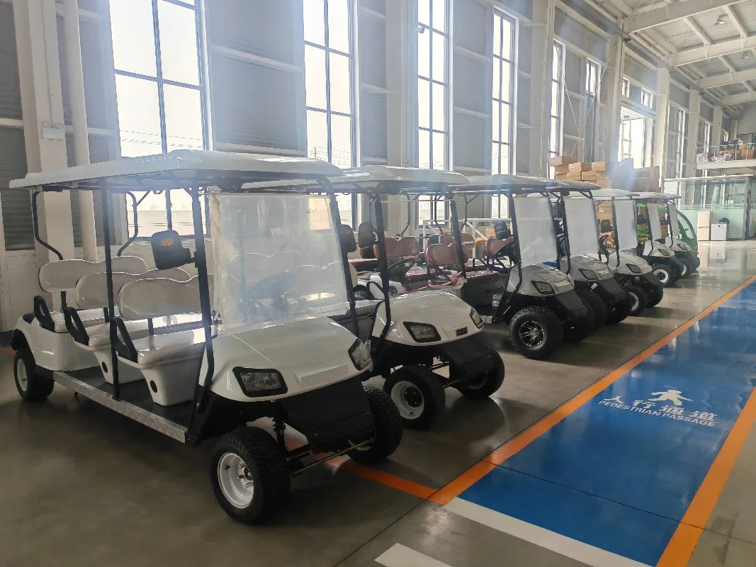Airo The Most Popular 8-seater Electric Golf Carts in the United States, 6+2-seater Sightseeing Carts, and 8-seater Golf Carts