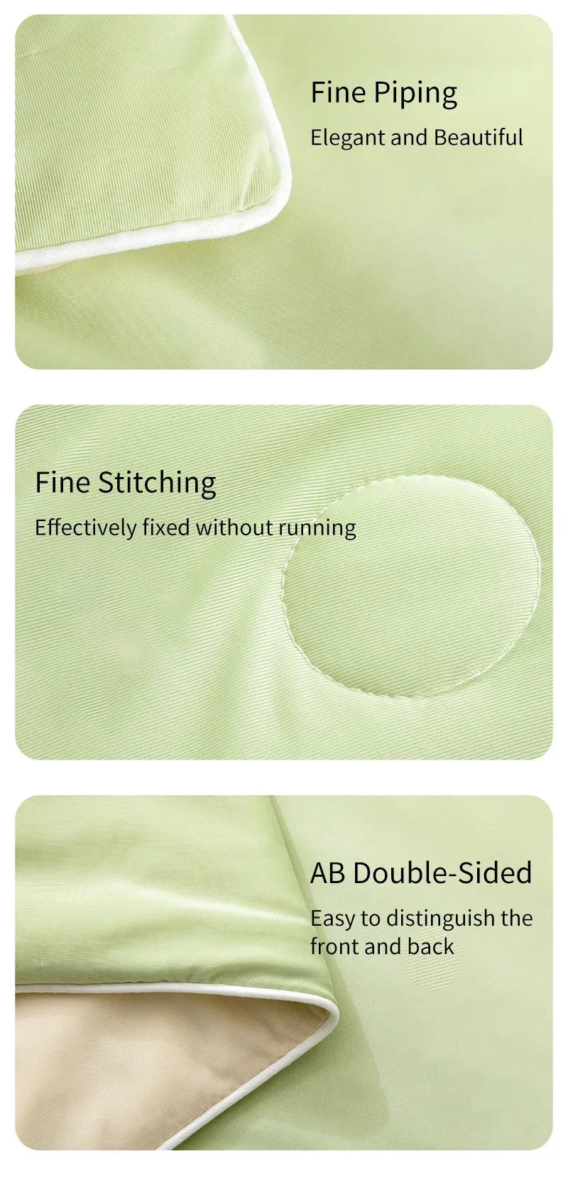 Ice Silk Cooling Blanket – Lightweight Smooth Summer Comforter, Twin & King, Air Condition Quilt