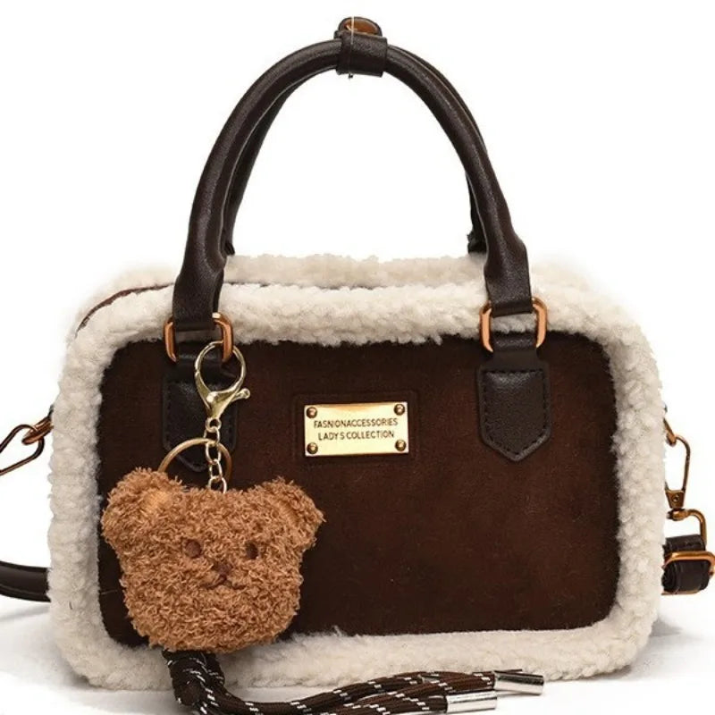 Plush Crossbody Bags for Women Shoulder Bags Versatile Purse and Handbags Designer Bag Female Bags Сумка Женская Bolsos Mujer