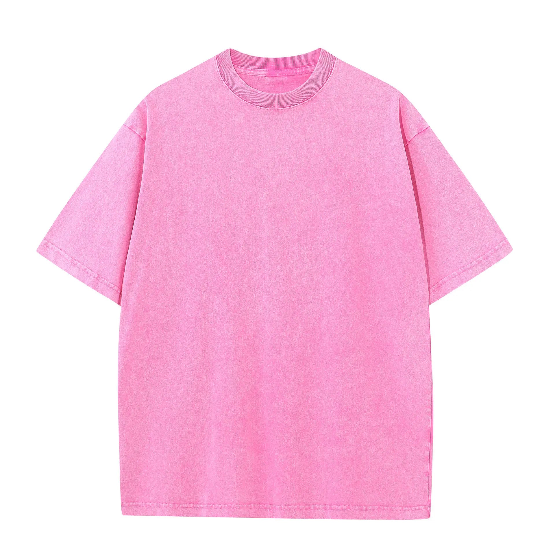 Men's Heavy Cotton Vintage Washed Oversized Tee — Premium Streetwear T-Shirt