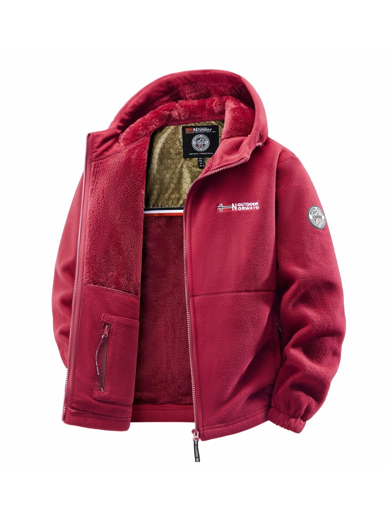 Men's Hooded Outdoor Fashion Jacket — Casual Windbreaker & Streetwear Jacket