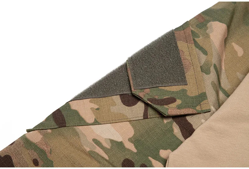Men's Multicam Tactical Uniform Set – Combat Shirt & Cargo Pants for Airsoft & Hunting
