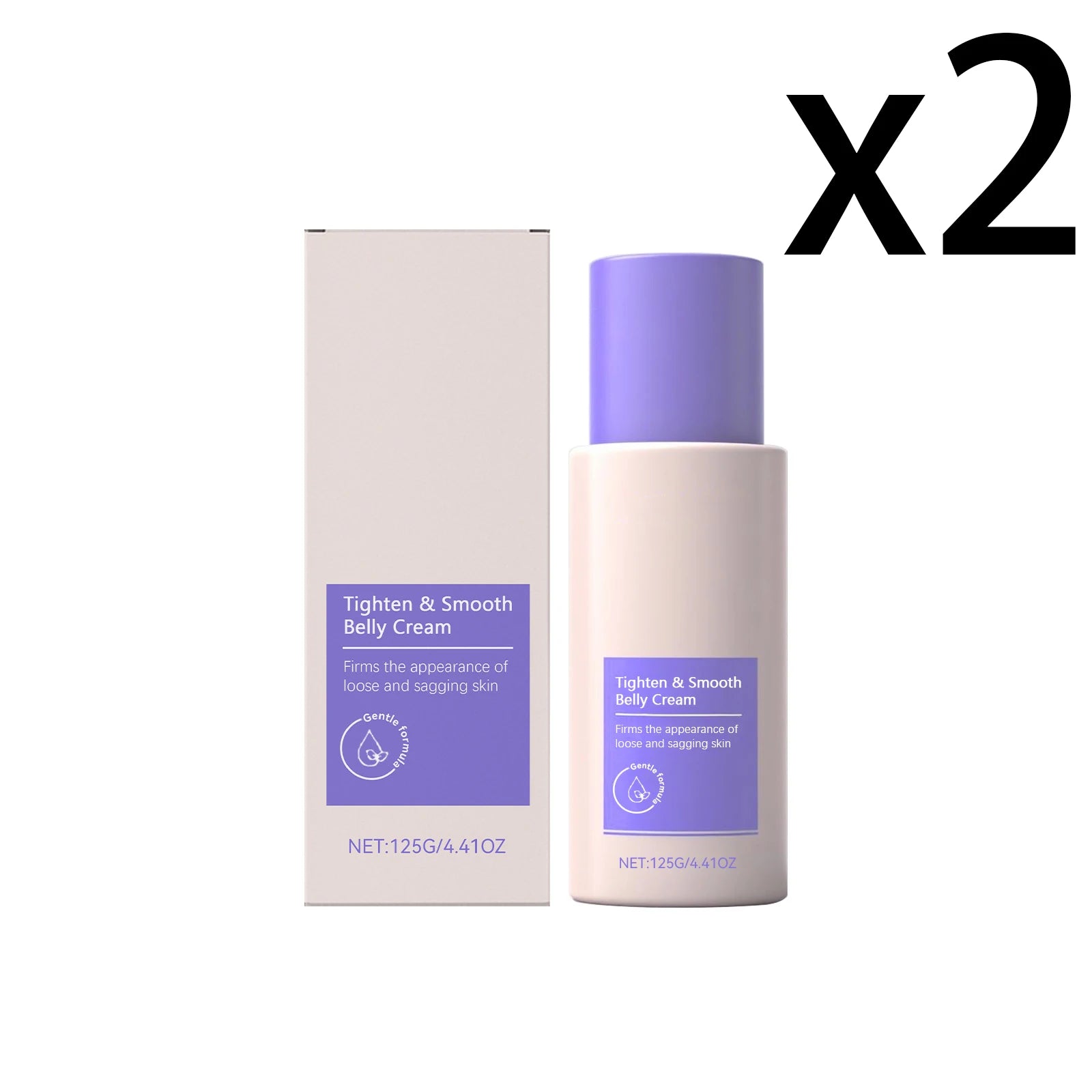 Rose Tighten Smooth Belly Cream — Reduces Stretch Marks, Increases Skin Elasticity & Body Shaping Lotion