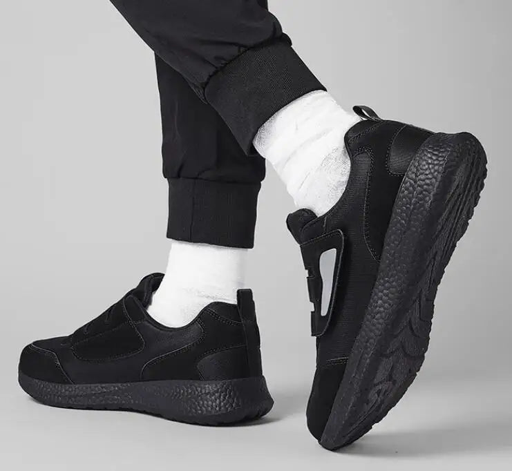 Men's & Women's Orthopedic Diabetic Sneakers – Wide Slip-On Hook & Loop Casual Shoes for Edema, Swollen Feet & Height Increasing Comfort