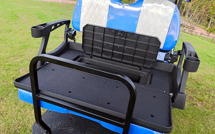 Grey Electric Golf Cart — 4 Seater 48V/60V/72V 5KW Street Legal Hunting Cart