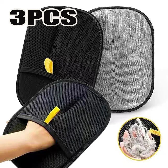 Pet Grooming Gloves — Double-Sided Hair Remover