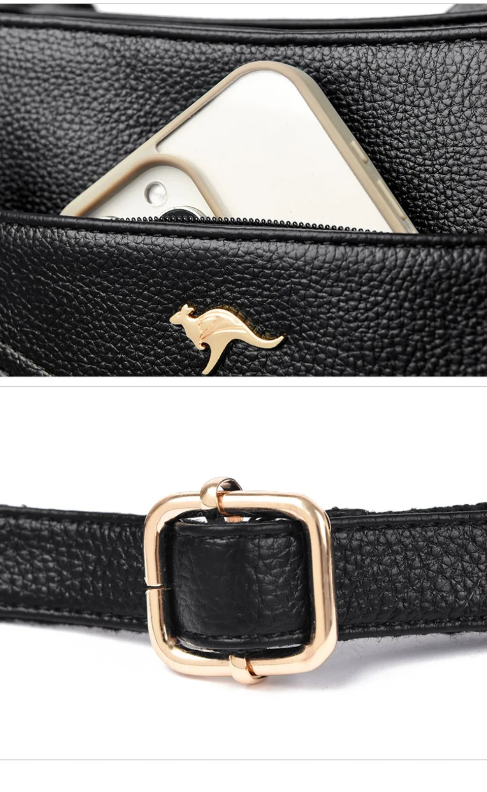 VANDERWAH Luxury PU Flap Shoulder Bag – Letter & Sequin Designer Crossbody Handbag for Women