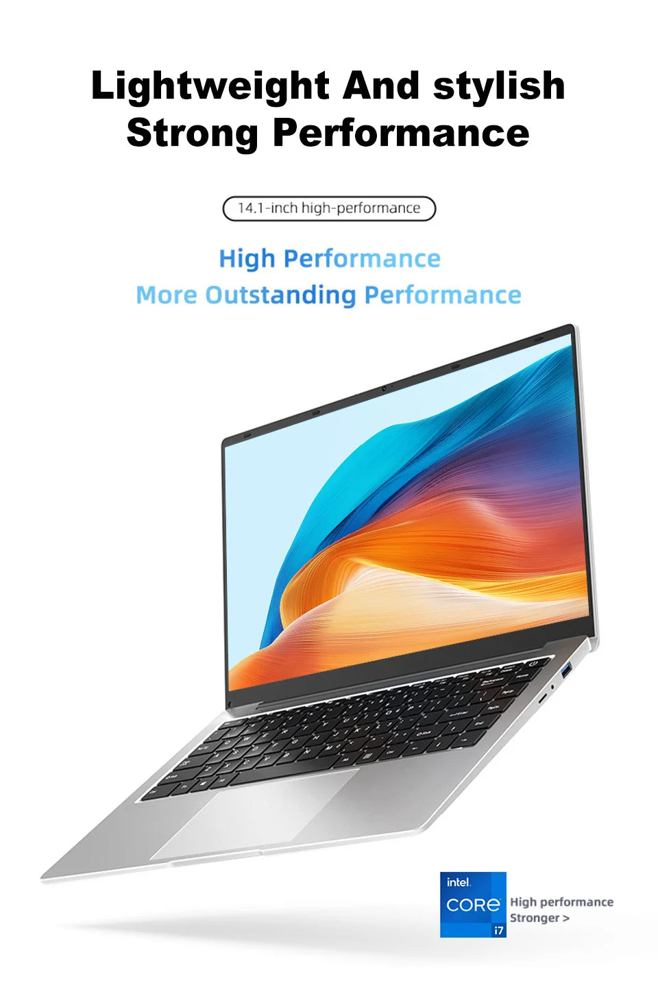 14" Intel Dual-Camera Laptop – 12GB DDR3, Up to 2TB SSD, Wi-Fi 5, Windows 11