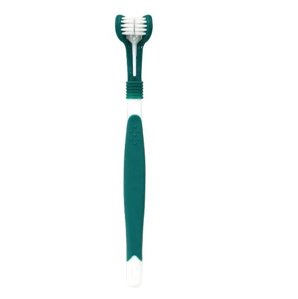 3-Sided Pet Toothbrush for Dogs & Cats