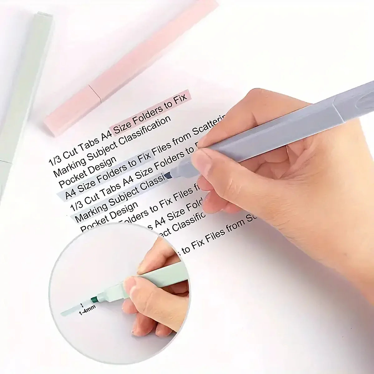 Aesthetic Soft-Tip Highlighters, 12 or 20 Colors