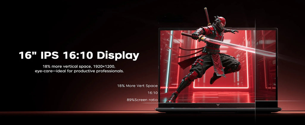 ACEMAGIC 16" AMD Ryzen 9 6900HX Gaming Laptop – 16GB LPDDR5, 512GB NVMe SSD, Radeon 680M, Windows 11
