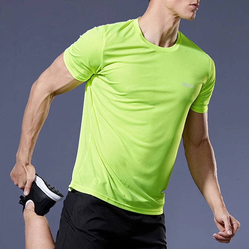 Men's Quick-Dry Compression Sports Running Shirt — Performance Base Layer