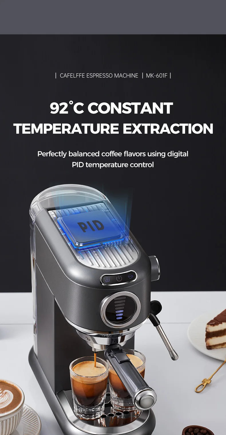 Cafelffe 4-in-1 Coffee Maker – 19 Bar Espresso Machine, Dolce Gusto & Nespresso Capsule, ESE Pod & Ground Coffee