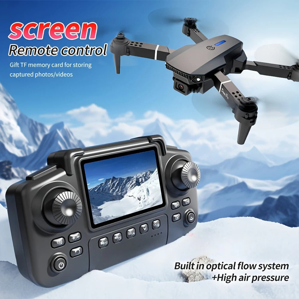 E88 Pro Max Foldable Drone – Dual Camera, 4K/1080p, Brushless Motor, Beginner-Friendly