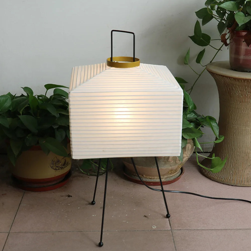Paper Table Lamp – Japanese-Inspired Square Shade