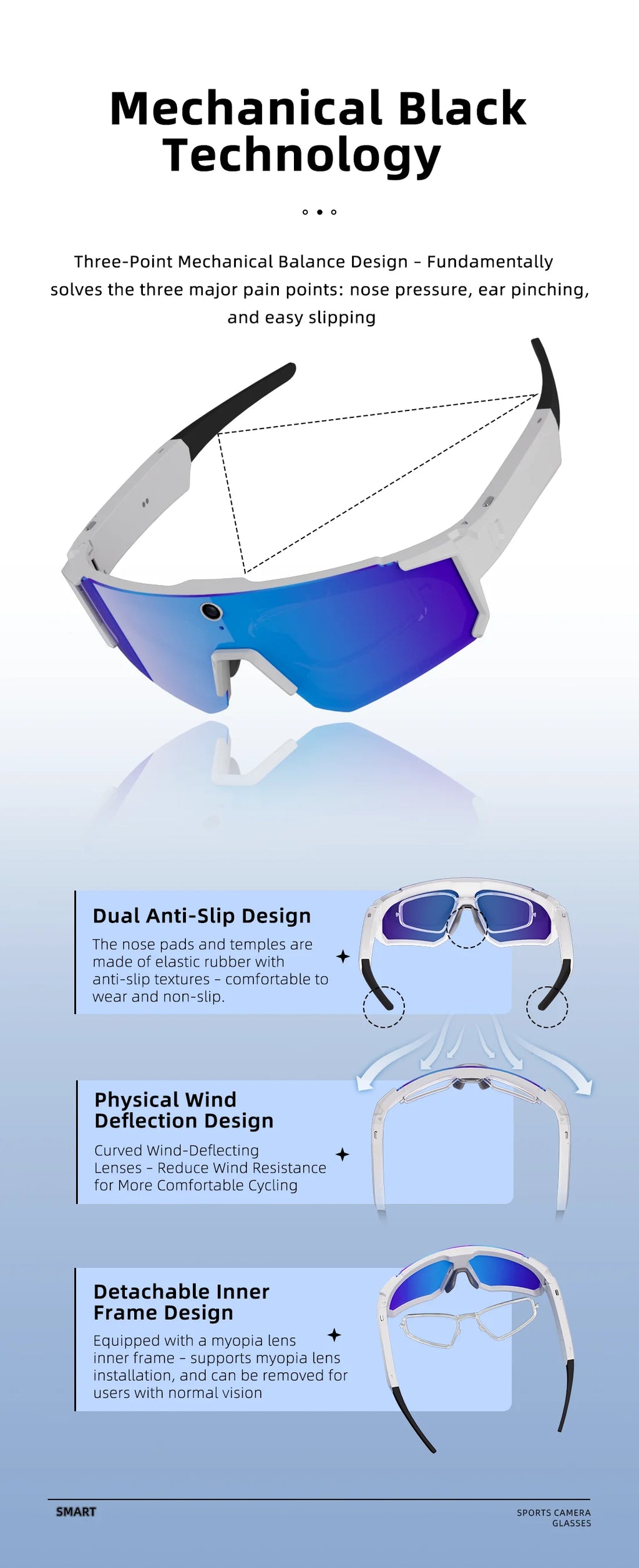 Break Every Language Barrier — AI Voice Translate Smart Glasses | 1200P HD Camera, Bluetooth 5.3, Anti-Shake & Polarized Lens
