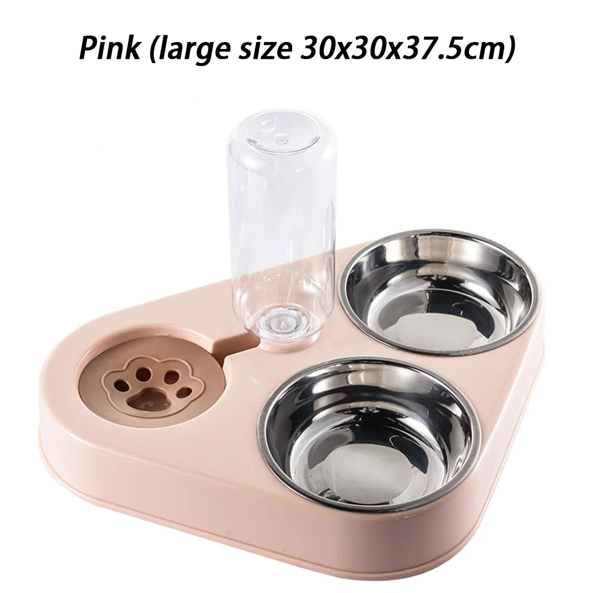 Non-Slip Stainless Steel Dog & Cat Food Bowl