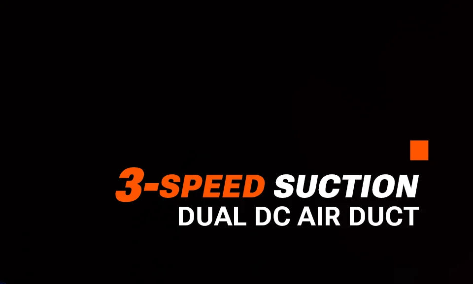 Cordless Car Vacuum & Blower – Detachable Battery & LED
