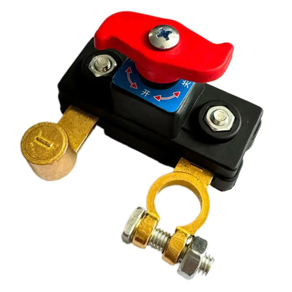 Battery Disconnect Switch 12V/24V – Car Battery Isolator Cut Off Anti-Leakage Power Shut Off for Trucks RV & Marine