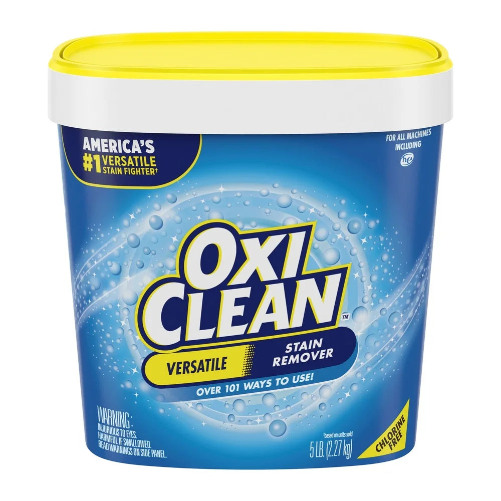 101 Uses, One Powerful Powder — Oxygen Laundry Booster & Versatile Stain Remover | 5 lb, Color-Safe, Chlorine-Free, Septic Safe
