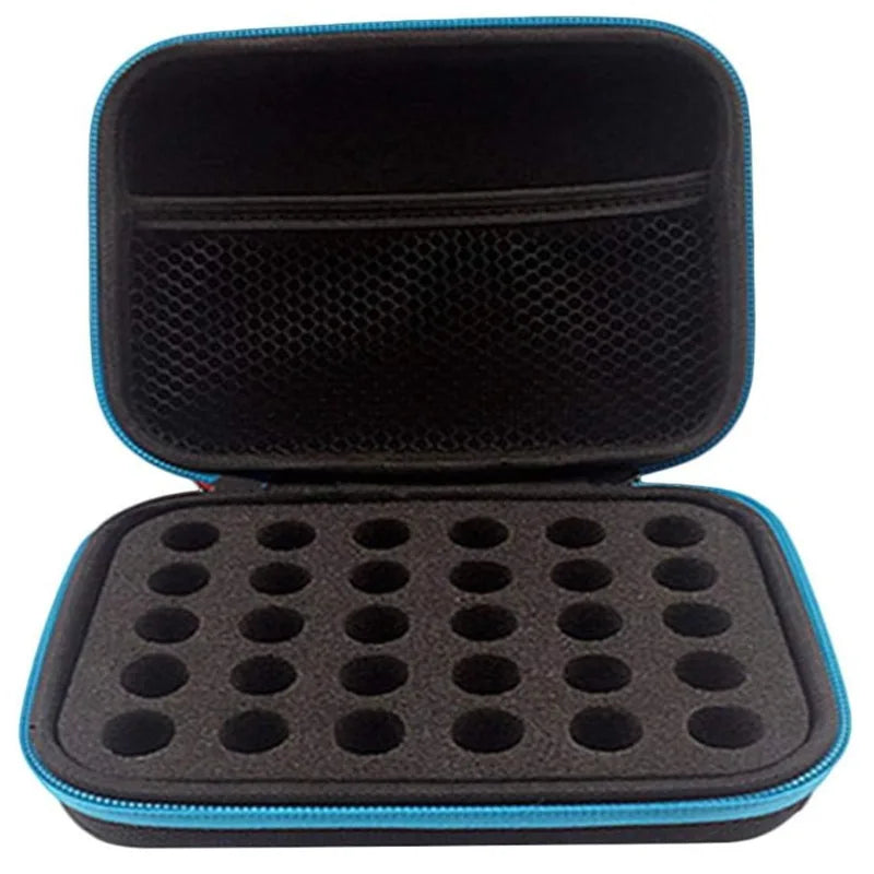 30-Grid Insulin Vial Storage Case – Portable Peptide Bottle Organizer for 1–3ml Vials