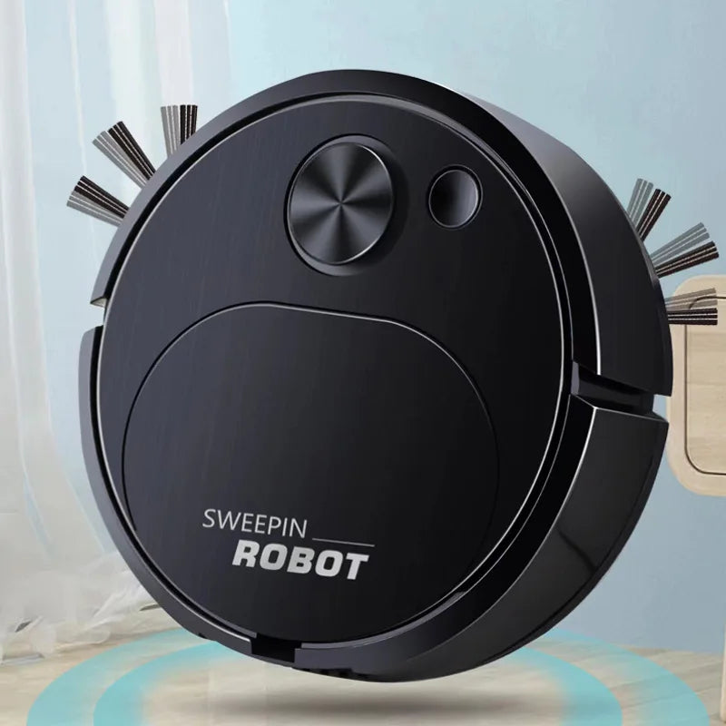 Mini Robot Vacuum Cleaner — 3-in-1 Sweep, Mop & Vacuum, 1500Pa, USB Charging, 20-Min Runtime