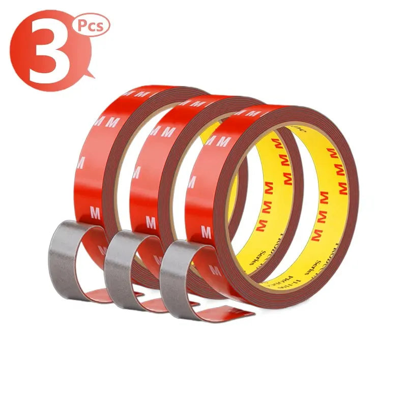 Stick It. Leave It. Forever. — iLMH Extra Strong Acrylic Foam Double Sided Tape | 3m, Waterproof, High Viscosity, 7 Widths, 1–4 Roll Pack