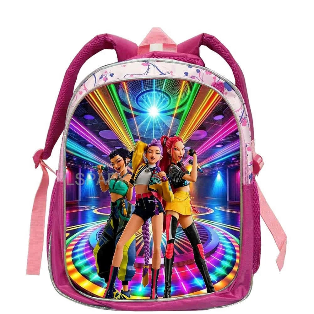 KPop Character Kids Backpack – Lightweight 12-Inch School Bag
