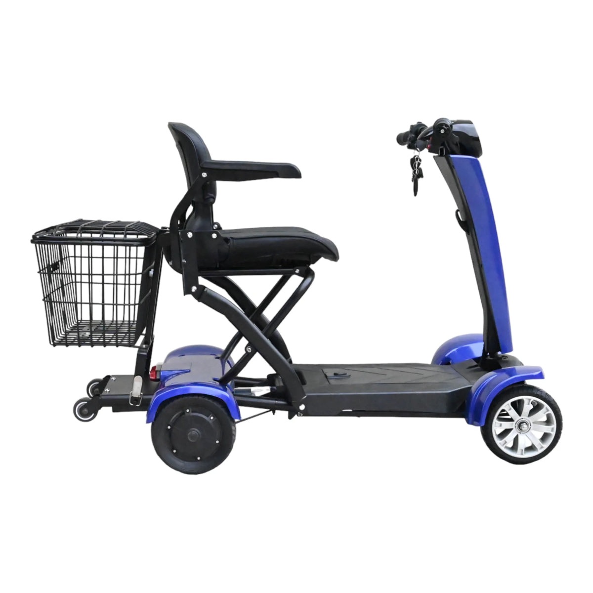Foldable 4-Wheel Mobility Scooter – 250W Dual Motor, 20–50 km Range