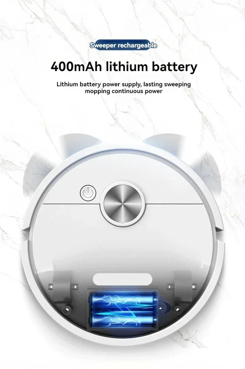 2026 Model 5-in-1 Smart Sweeping Robot Vacuum – USB Charging Auto Sweep, Mop & Suction