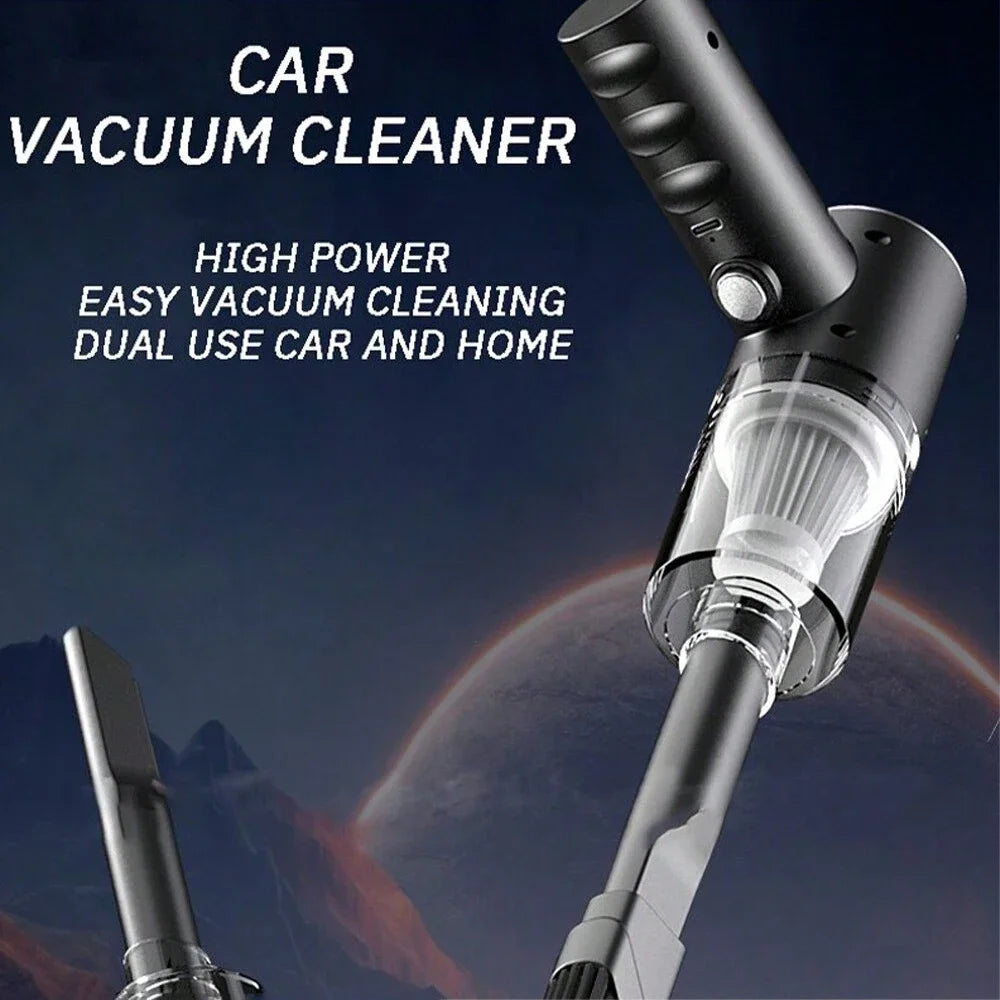 120W Wireless Handheld Vacuum Cleaner — 5500Pa Powerful Dual-Use Home & Car Portable Vacuum with HEPA Filter