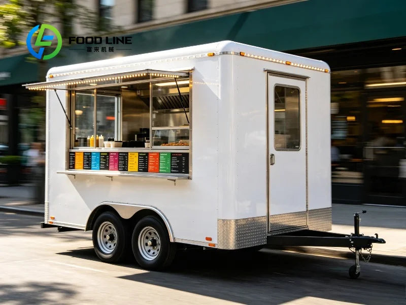 Customized Mobile Food Catering Cart with Full Kitchen – Outdoor Street Vending Trailer