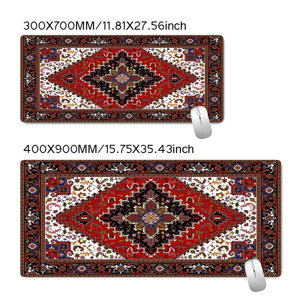 Persian Rug XXL Gaming Mouse Pad — Large Vintage-Style Desk Mat
