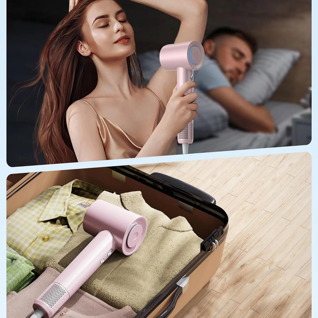 ABIR SU9 High-Speed Hair Dryer – 200M Negative Ions, 360° Magnetic Nozzle, 1600W, Low Noise