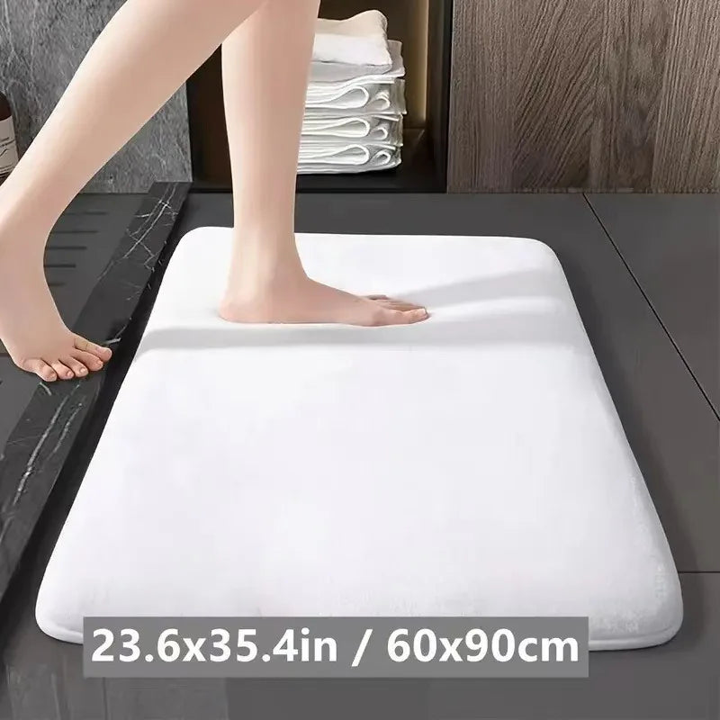 Soft. Absorbent. Non-Slip. — Coral Velvet Bathroom Mat & Door Mat | Non-Slip, Quick Dry, 10 Colors, 3 Sizes (40x60 to 60x90cm)