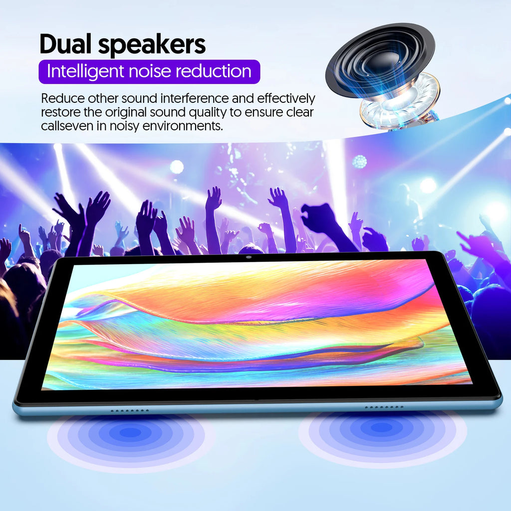 BAKEN 10.1" Android 16 Tablet – 12GB RAM, 64GB, Wi-Fi 6, 6000mAh