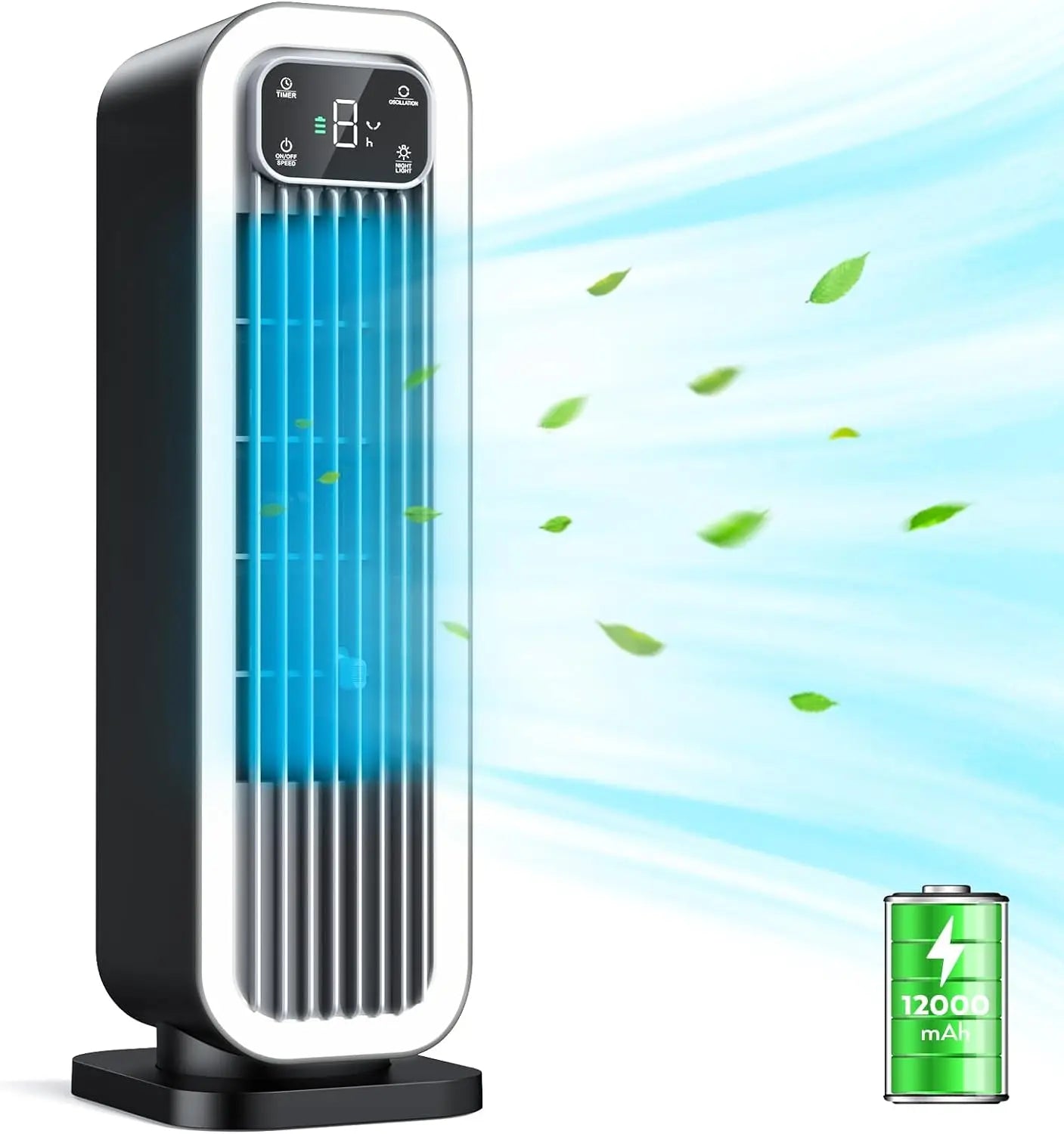 12,000 BTU Portable Inverter Mini Split Air Conditioner — 3-in-1 Cooling, Dehumidifier & Fan with Remote Control for Room & Office