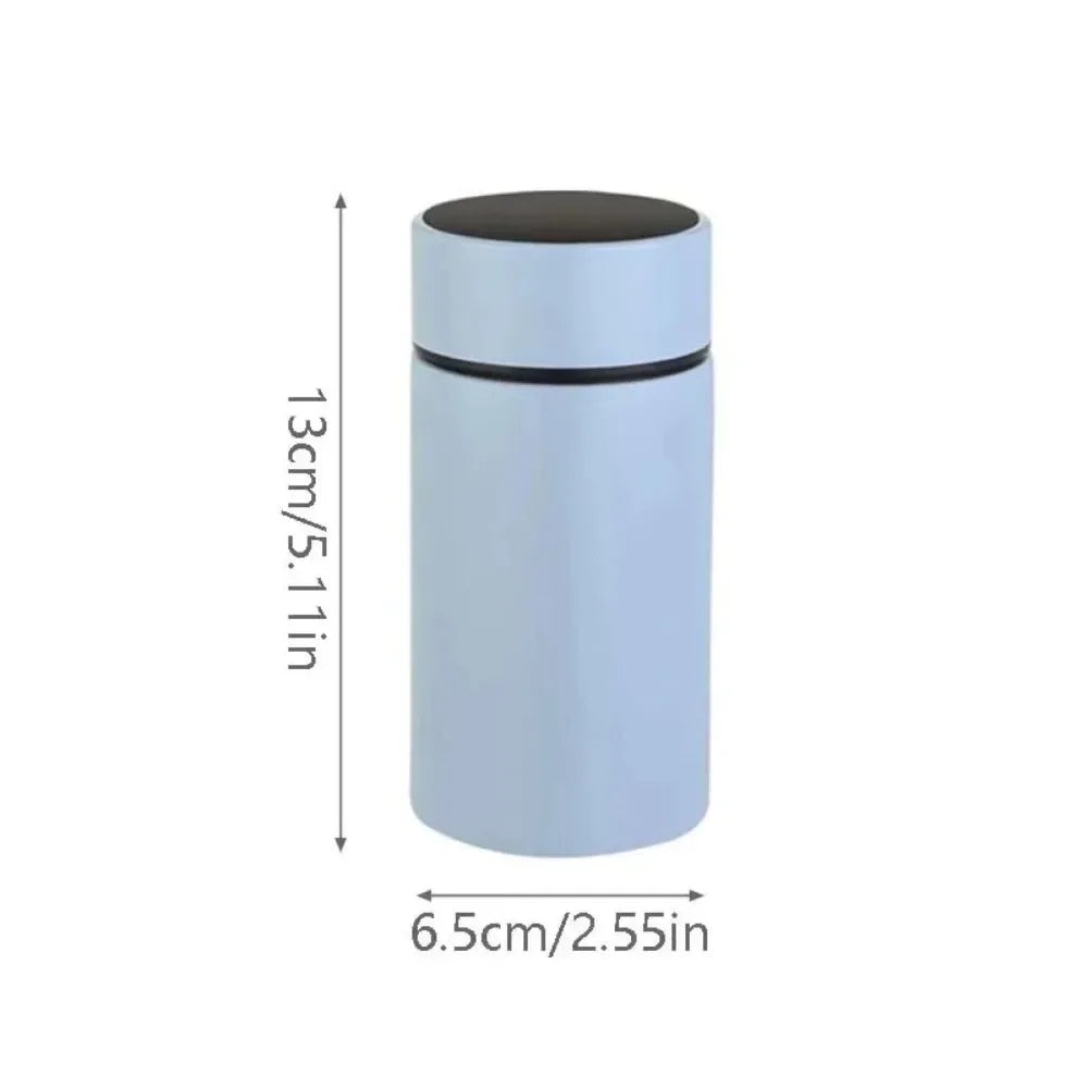 200ml Mini Stainless Steel Vacuum Flask Thermos – Lightweight Insulated Travel Tumbler, 12–24Hr