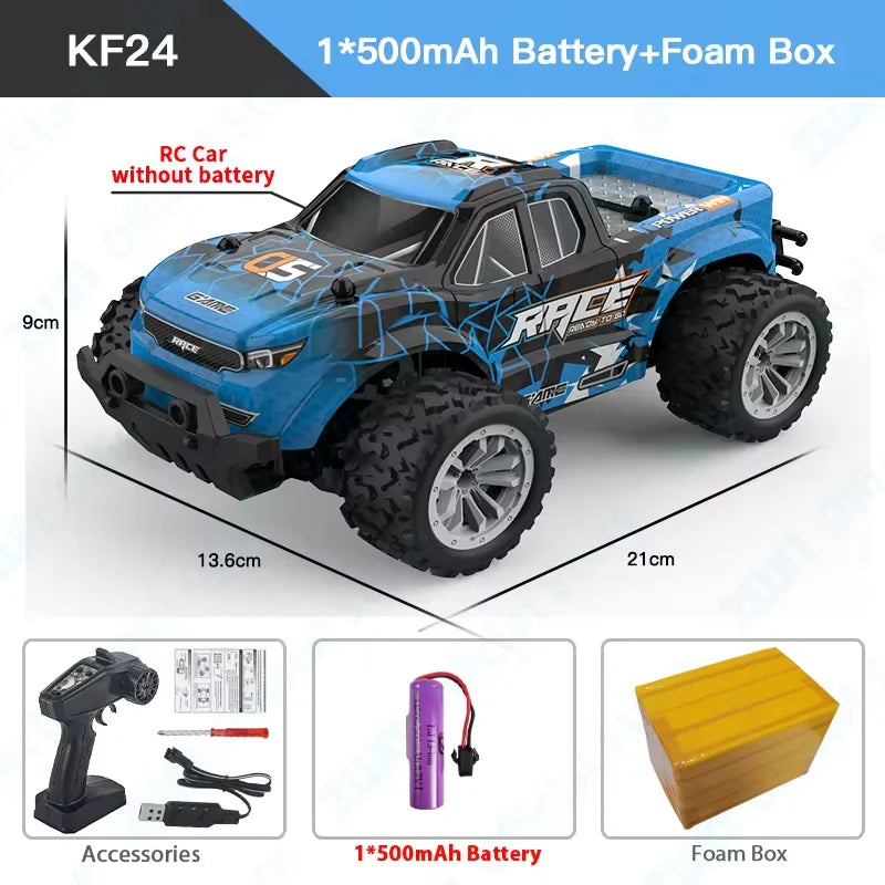 ZWN DK087 1:16 / 1:20 Scale 2WD RC Off-Road Climbing Car with LED Light
