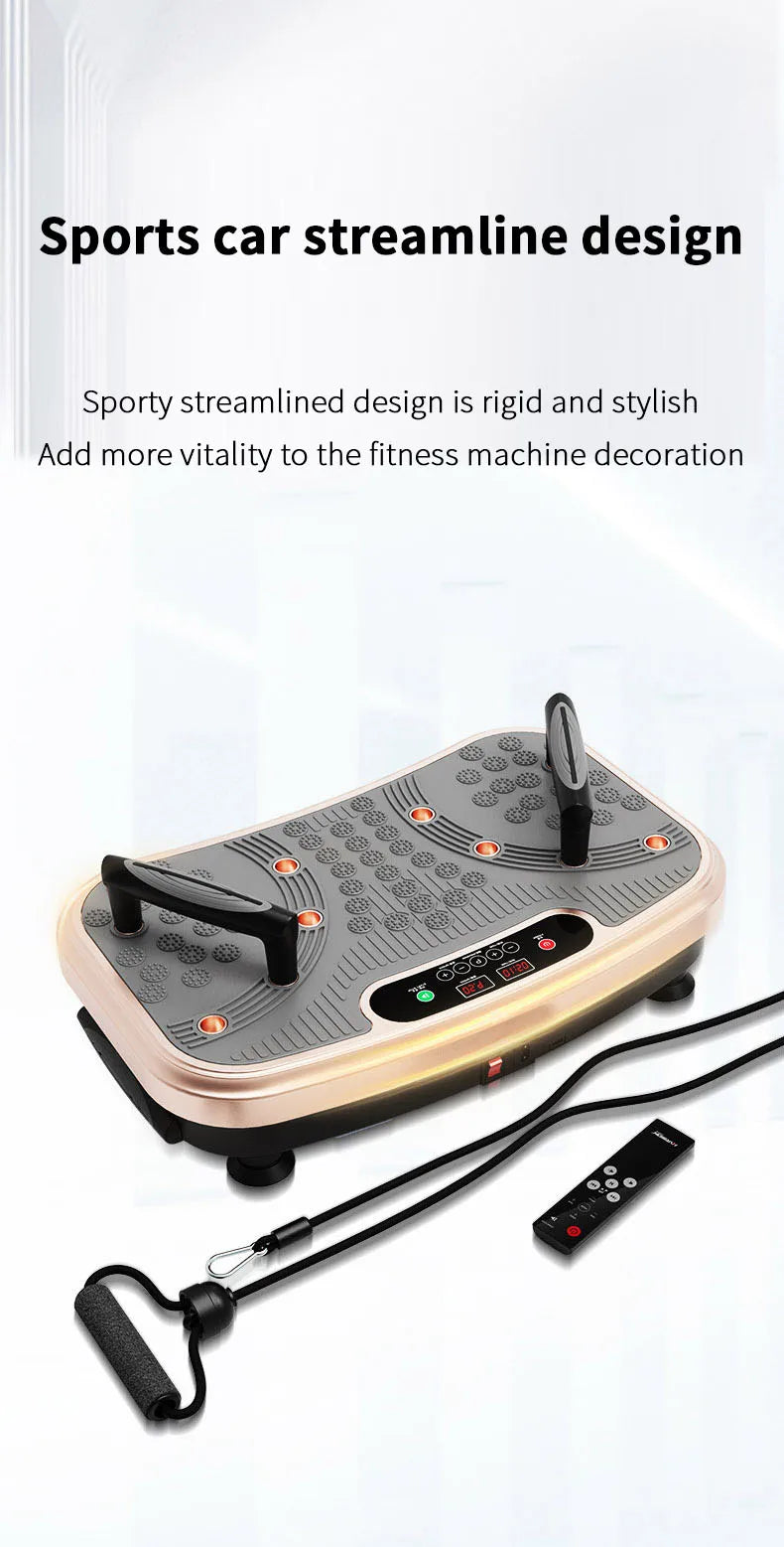 Crazy Fit Whole Body Vibration Plate Machine — Home Cardio & Weight Loss Fitness Platform